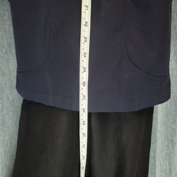 MACKINTOSH New England Rain Wind Breaker Jacket Removable Hood Navy Women's S - Picture 9 of 16